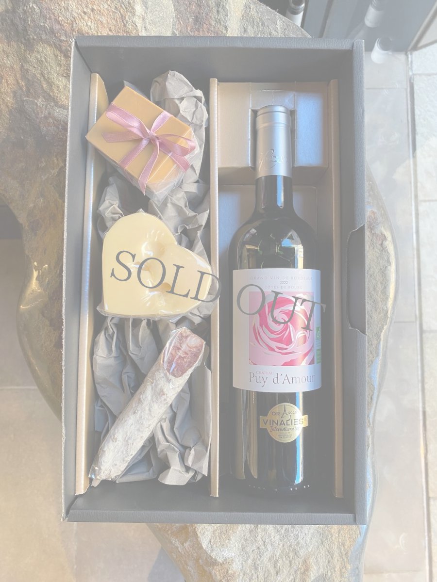 画像1: 〈発送〉バレンタイン2026ギフトボックス【チーズ＆サラミセットワイン付き】2/10(火)〜2/15(日)お届け (1)